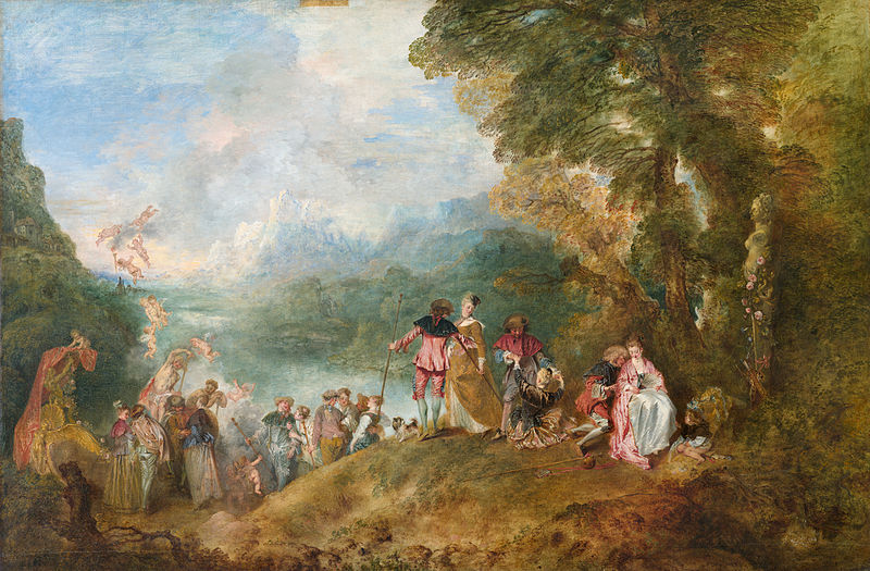 Antoine Watteau, Pilgrimage to Cythera, Louvre, Paris
